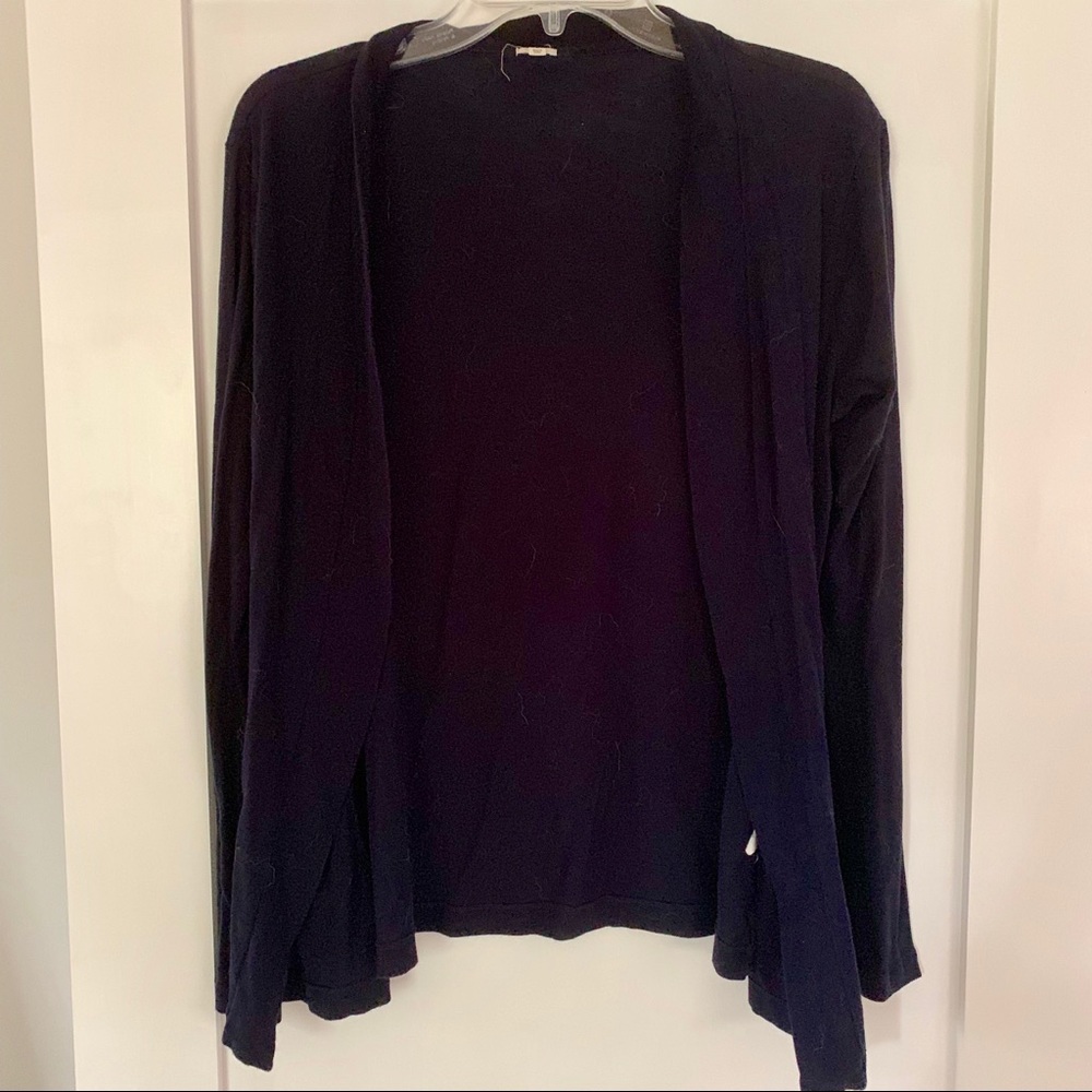Light open navy cardigan from J. crew